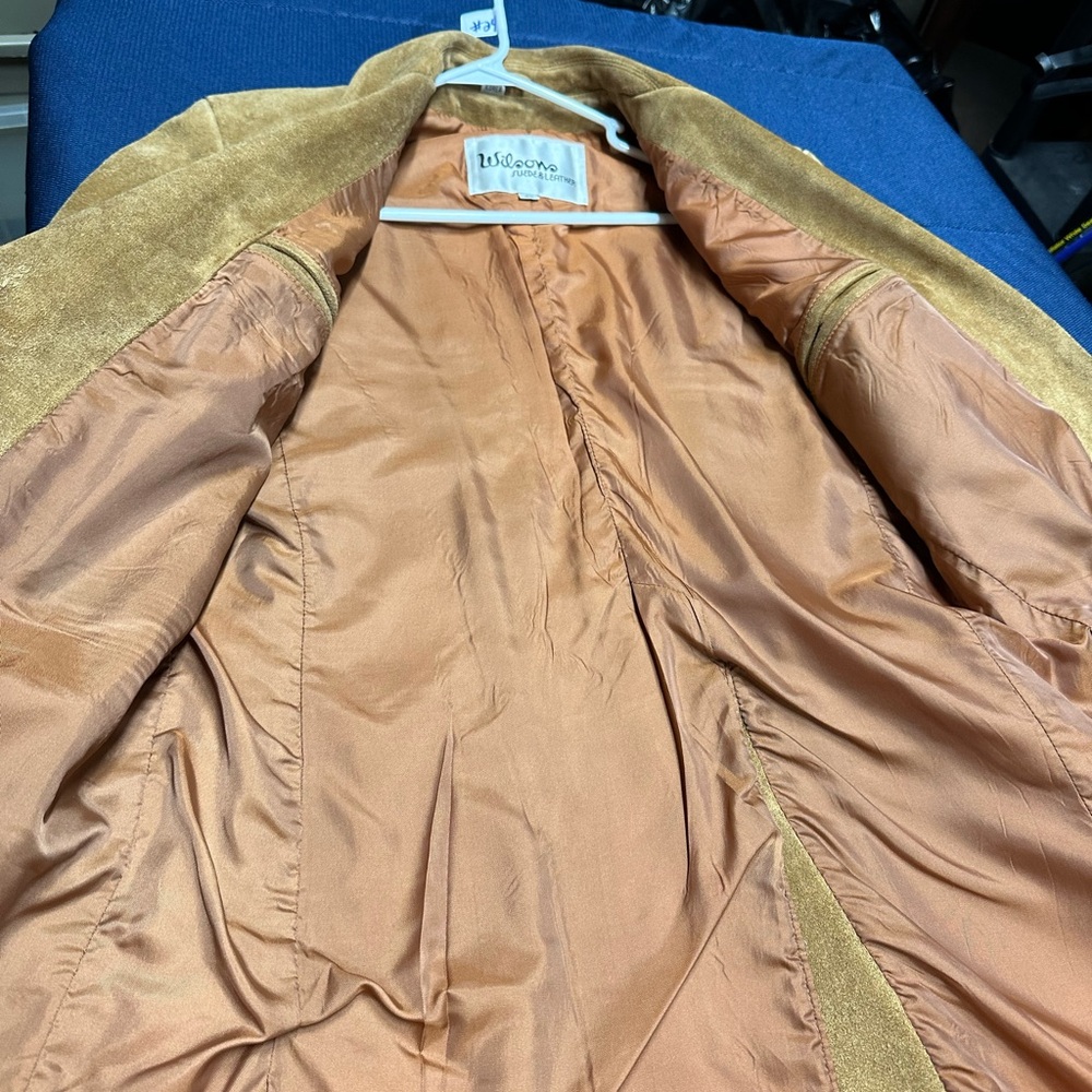 Tan Suede Men's Jacket - Picture 3 of 4